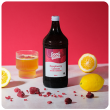 Load image into Gallery viewer, Raspberry Lemon Kombucha 888ml 8-pack