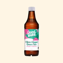 Load image into Gallery viewer, Fijian Ginger Green Tea Kombucha 328ml 12-pack