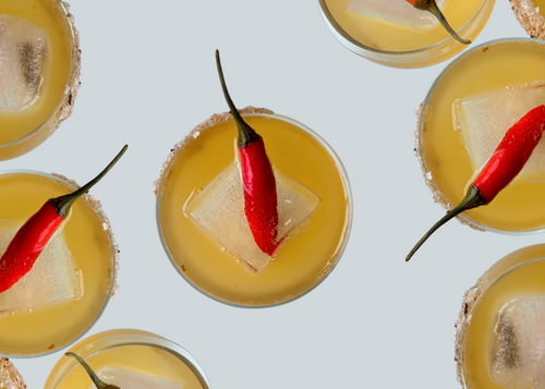 Spicy Mandarin Margaritas (Without the Tequila)