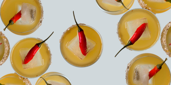 Spicy Mandarin Margaritas (Without the Tequila)