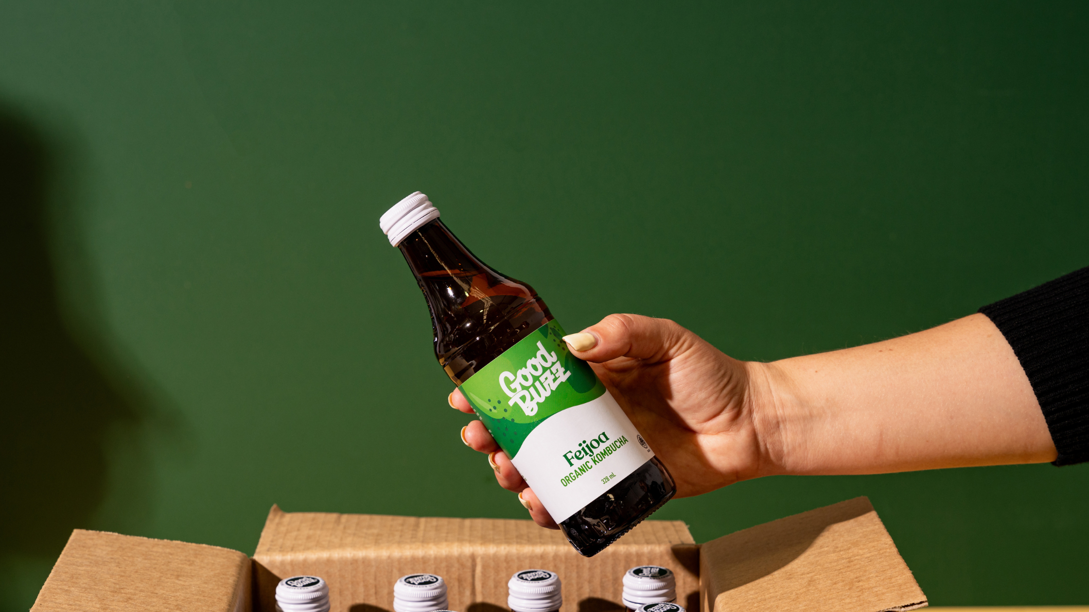 Kombucha-Infused Stewed Feijoas