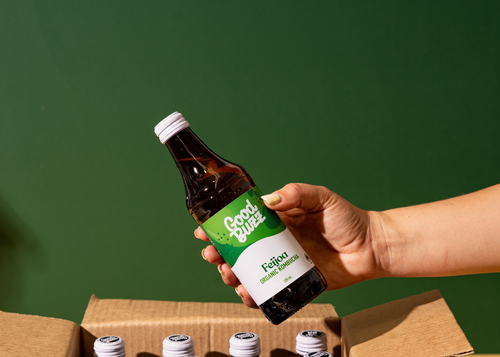 Kombucha-Infused Stewed Feijoas