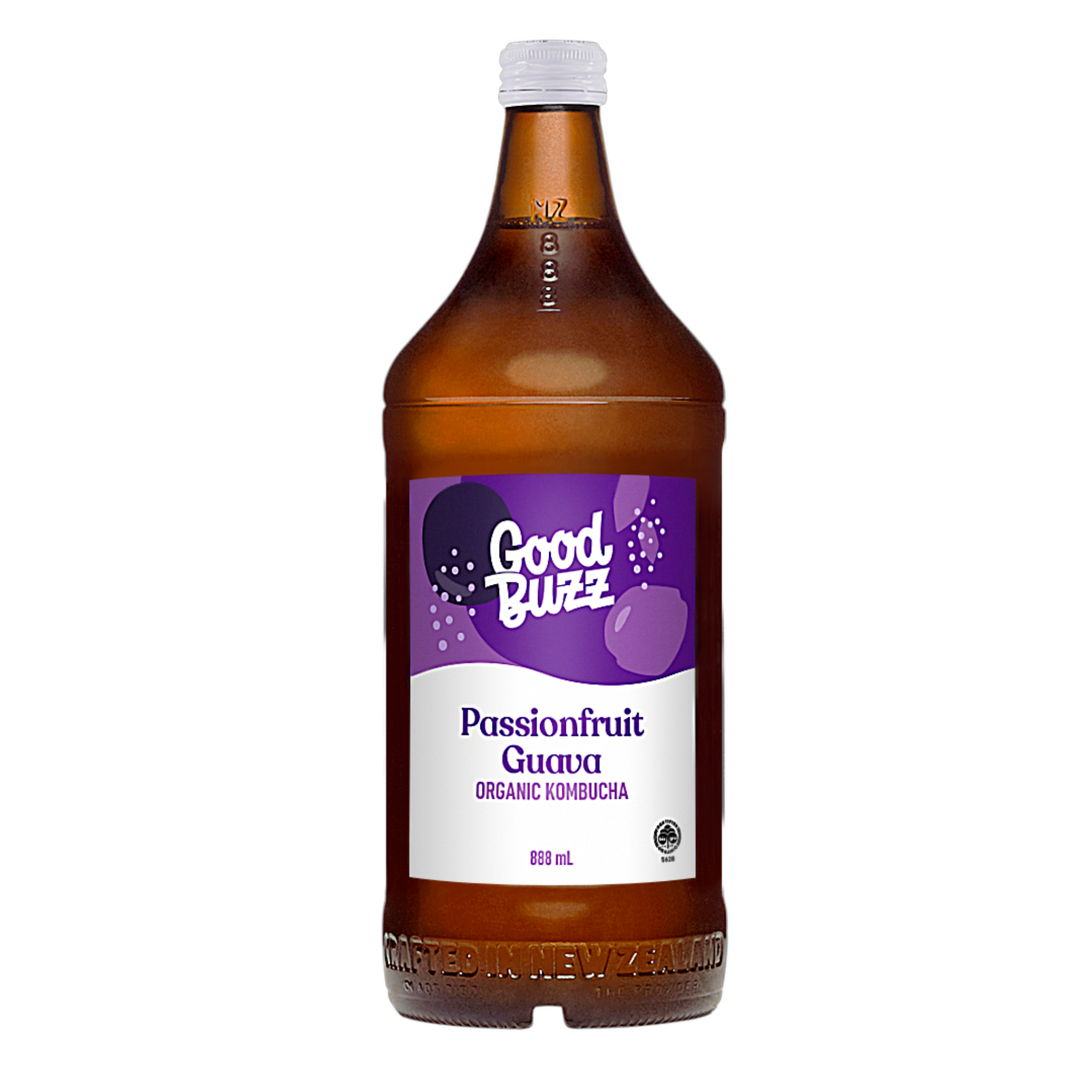 Passionfruit Guava Kombucha 888ml 8-pack