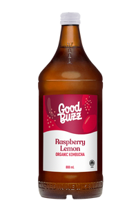 Raspberry Lemon Kombucha 888ml 8-pack