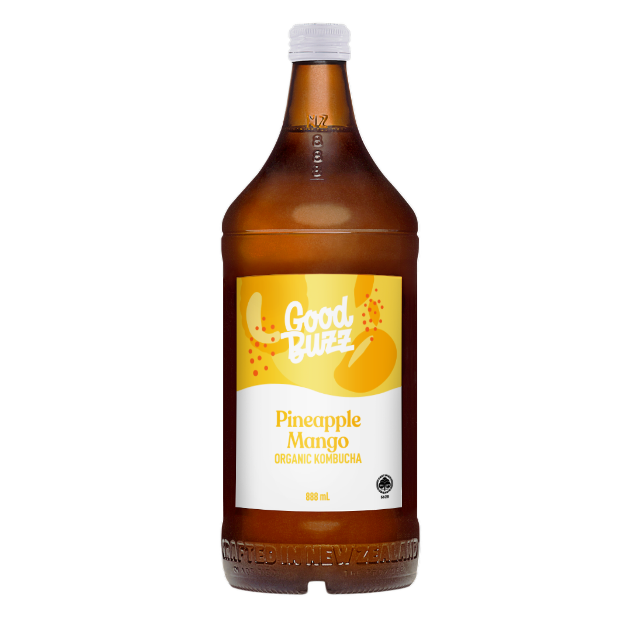 Pineapple Mango Kombucha 888ml 8-pack