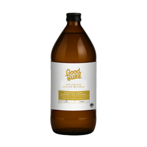 Gisborne Lemon Manuka Leaf & Ginger Kombucha 1L - 6 pack