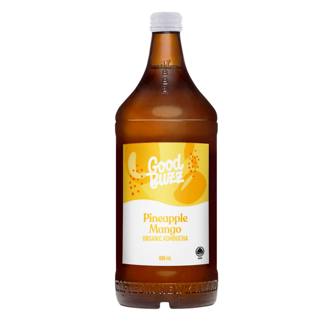 Pineapple Mango Kombucha 888ml 8-pack