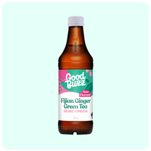 Load image into Gallery viewer, Fijian Ginger Green Tea Kombucha 328ml 12-pack
