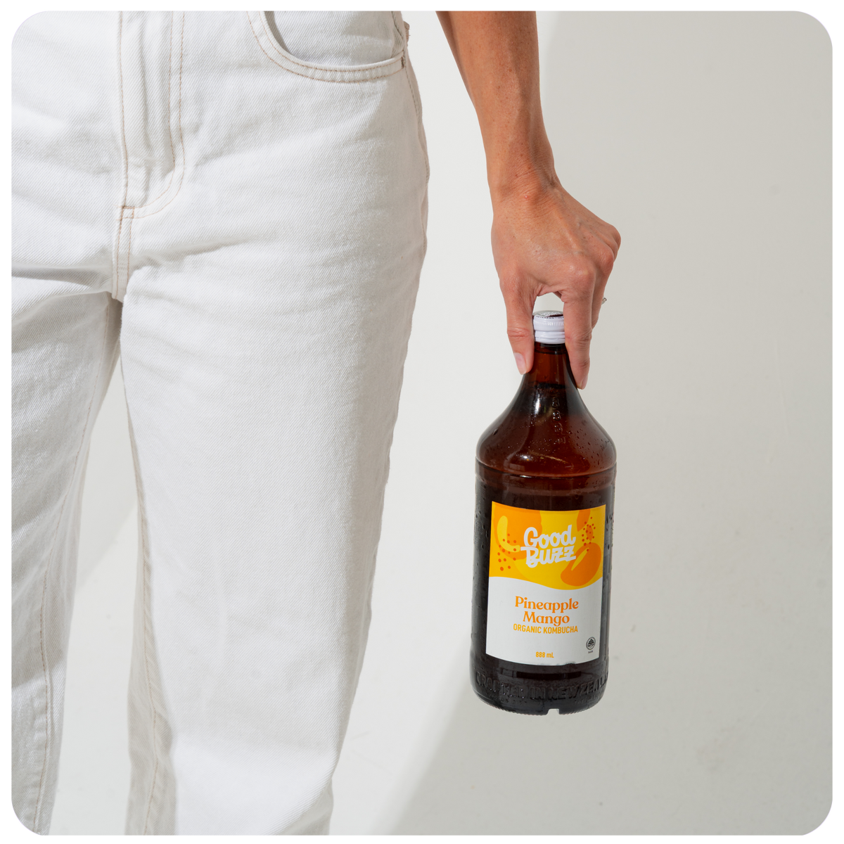 Pineapple Mango Kombucha 888ml 8-pack