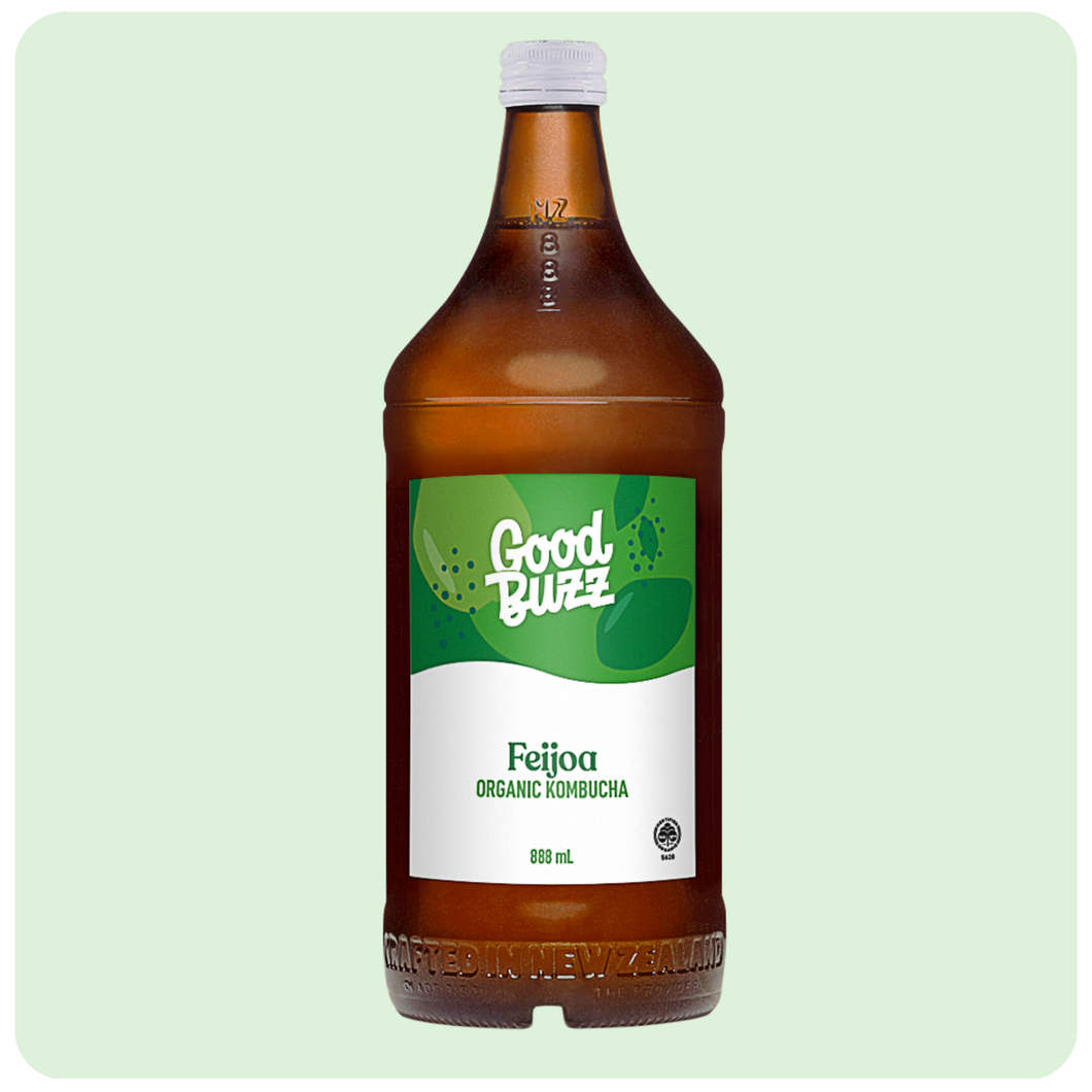 Feijoa Kombucha 888ml 8-pack