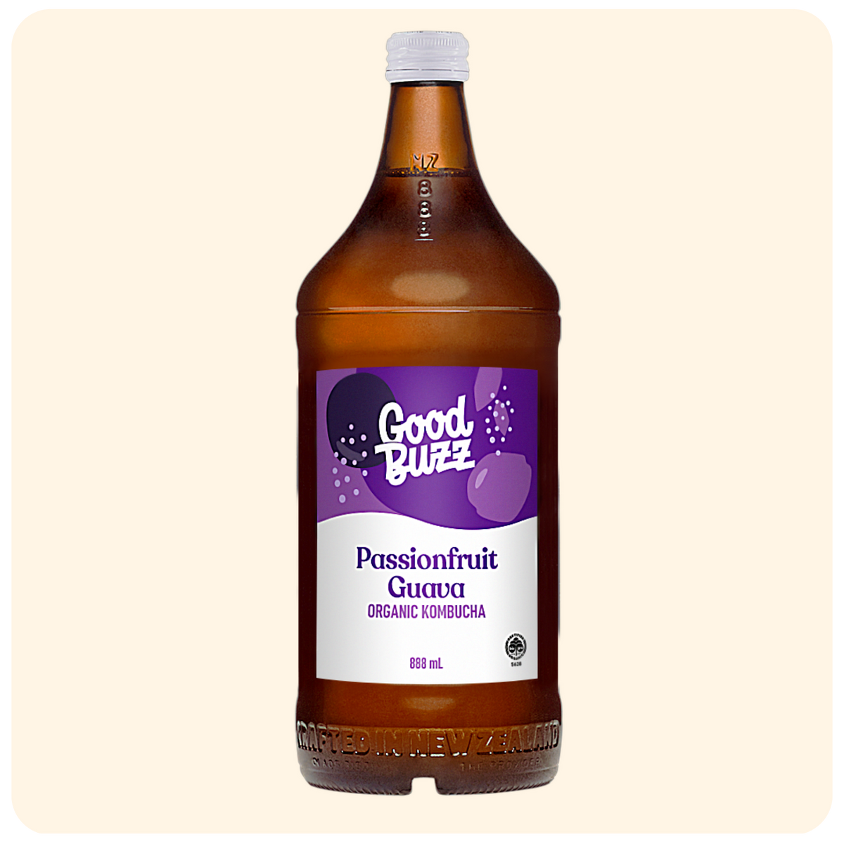 Passionfruit Guava Kombucha 888ml 8-pack