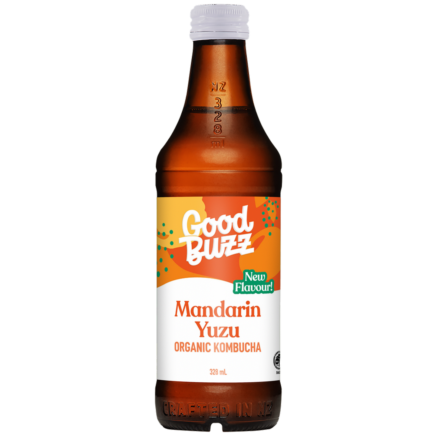 Mandarin Yuzu Kombucha 328ml 12-pack