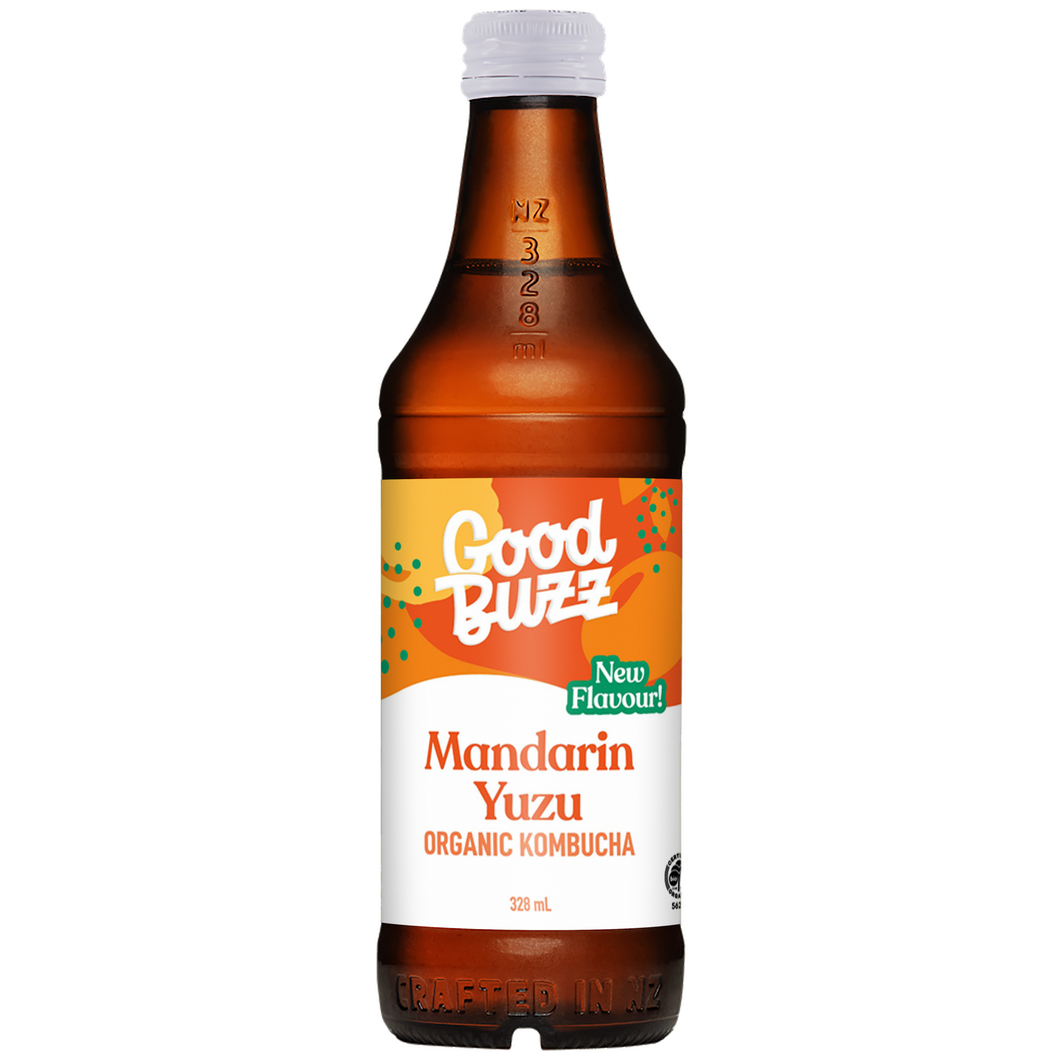 Mandarin Yuzu Kombucha 328ml 12-pack