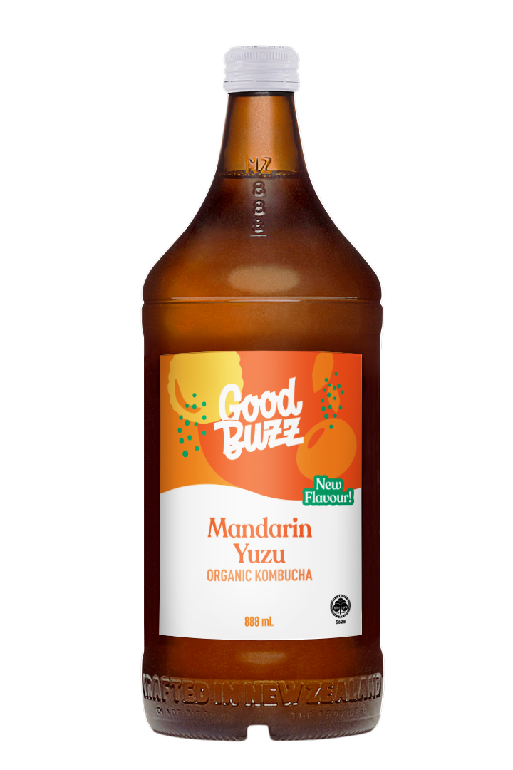 Mandarin Yuzu Kombucha 888ml 8-pack