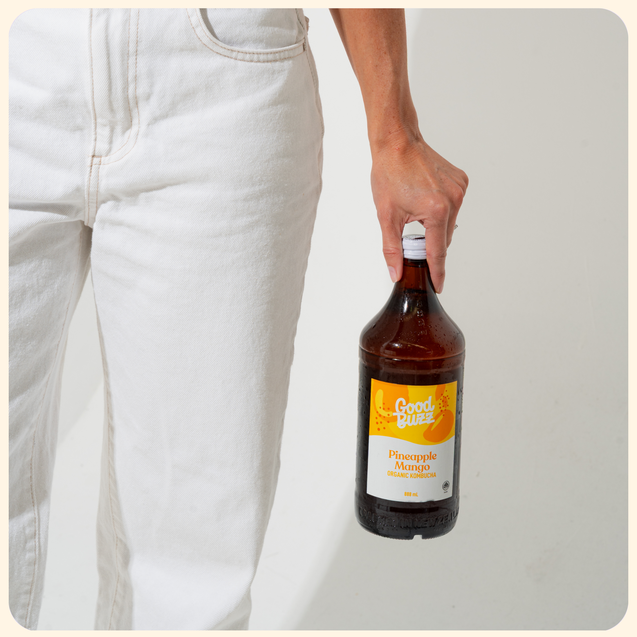 Pineapple Mango Kombucha 888ml 8-pack