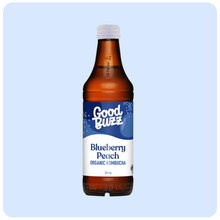 Load image into Gallery viewer, Blueberry Peach Kombucha 328ml 12-pack
