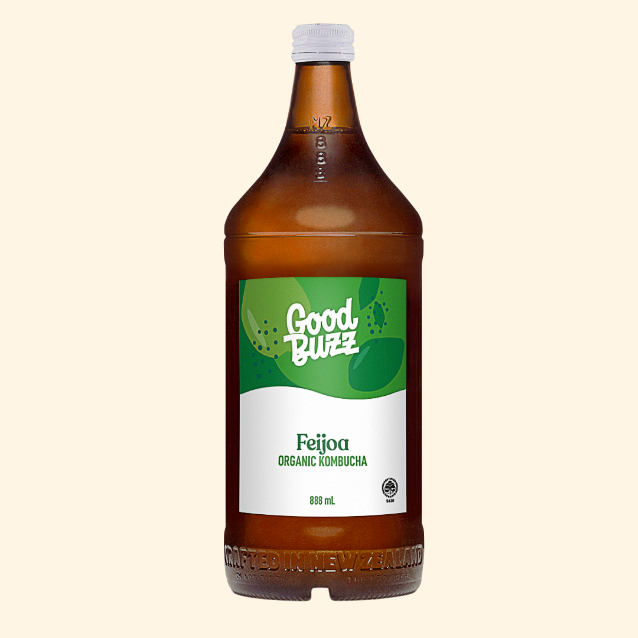 Feijoa Kombucha 888ml 8-pack
