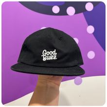 Load image into Gallery viewer, Black Good Buzz branded 5-panel cap
