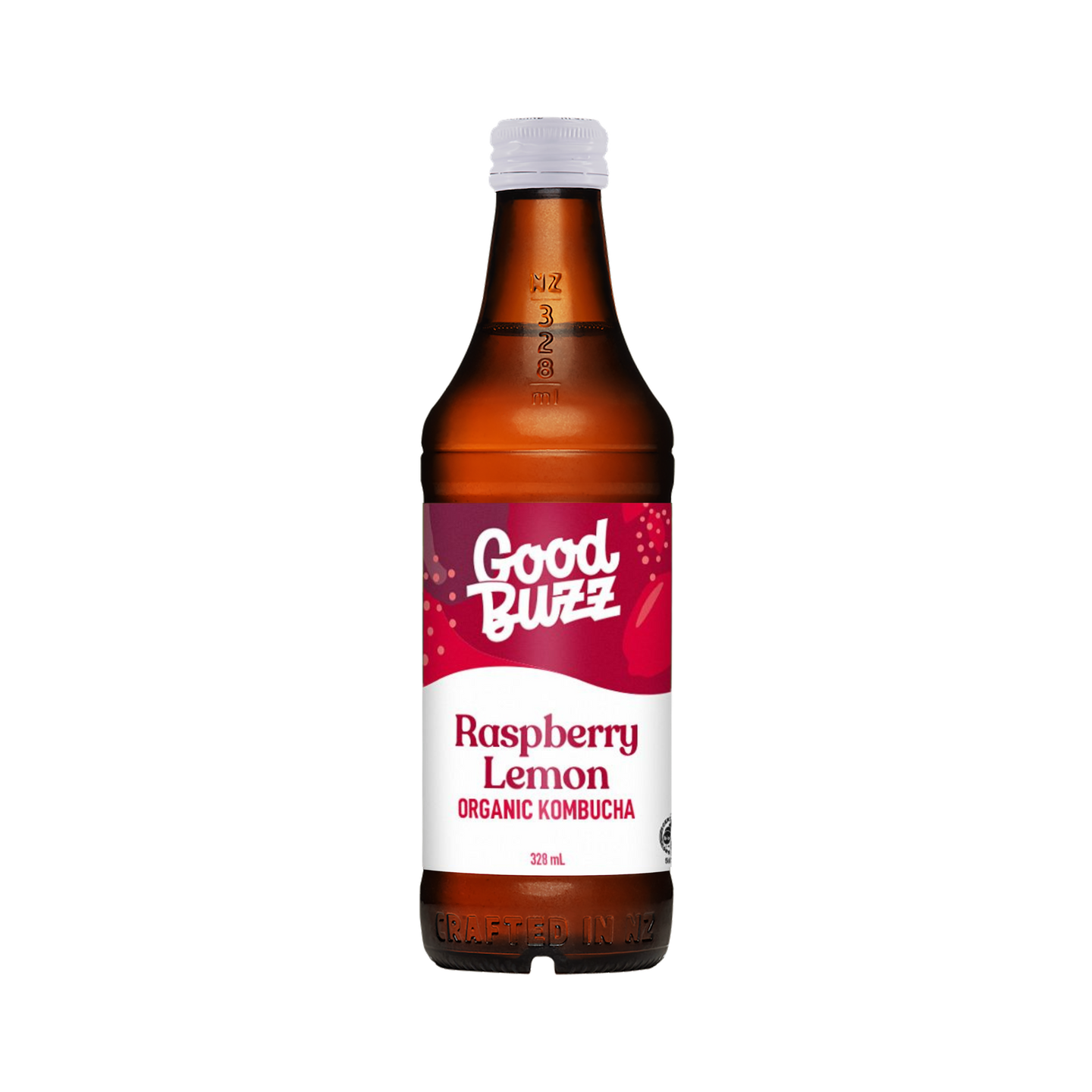 Raspberry Lemon Kombucha 328ml 12-pack