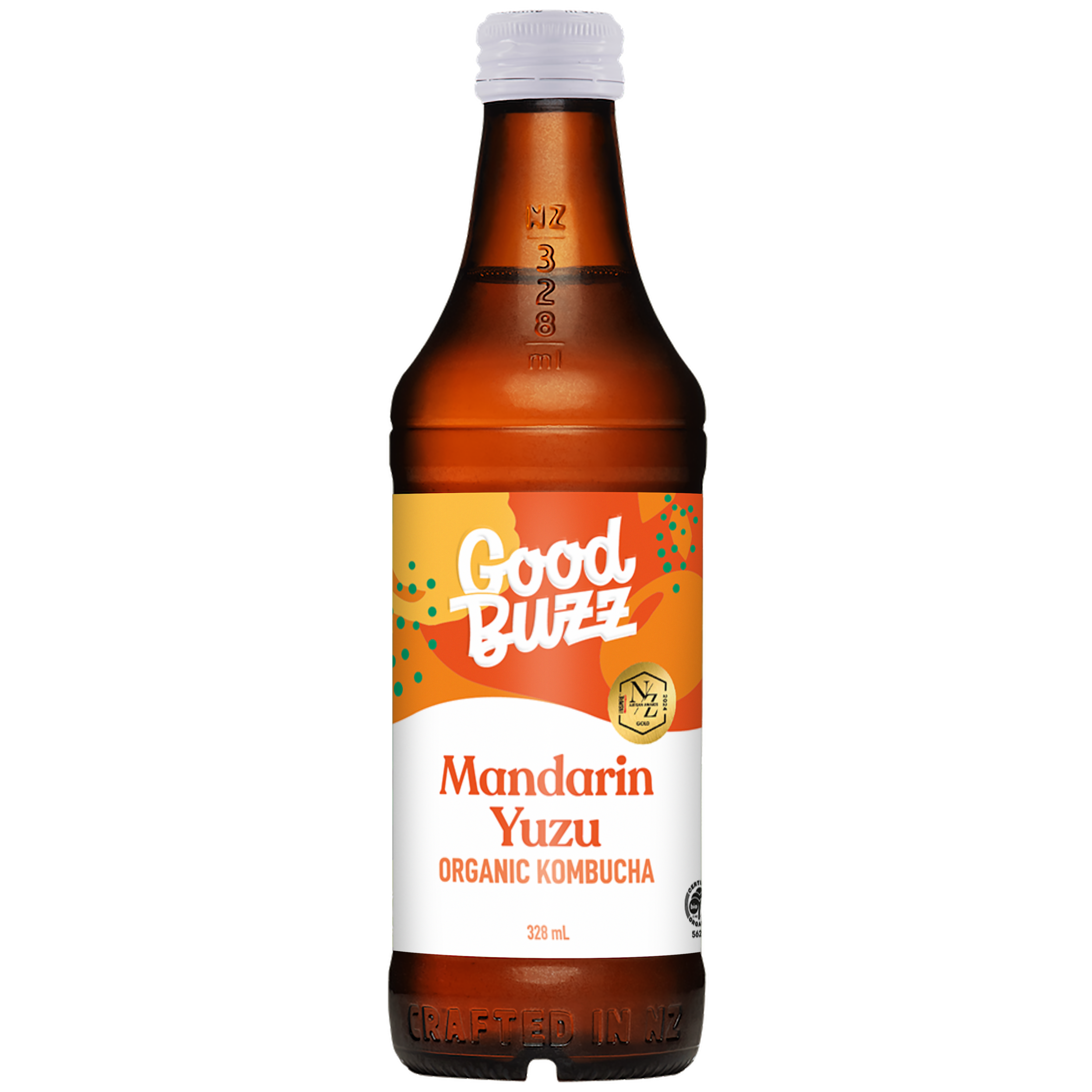 Mandarin Yuzu Kombucha 328ml 12-pack