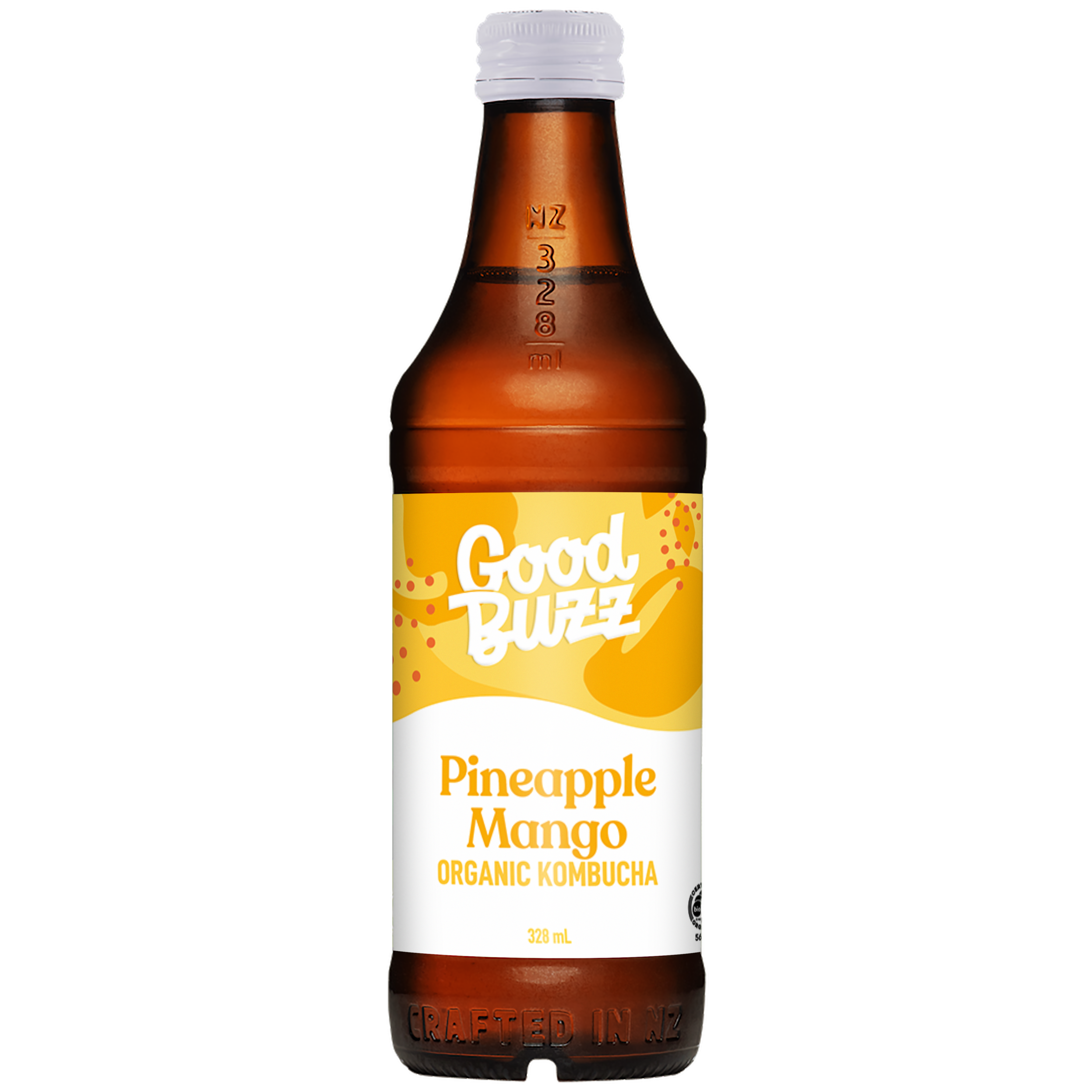 Pineapple Mango Kombucha 328ml 12-pack