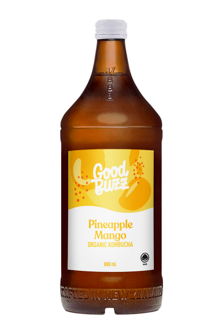 Pineapple Mango Kombucha 888ml 8-pack