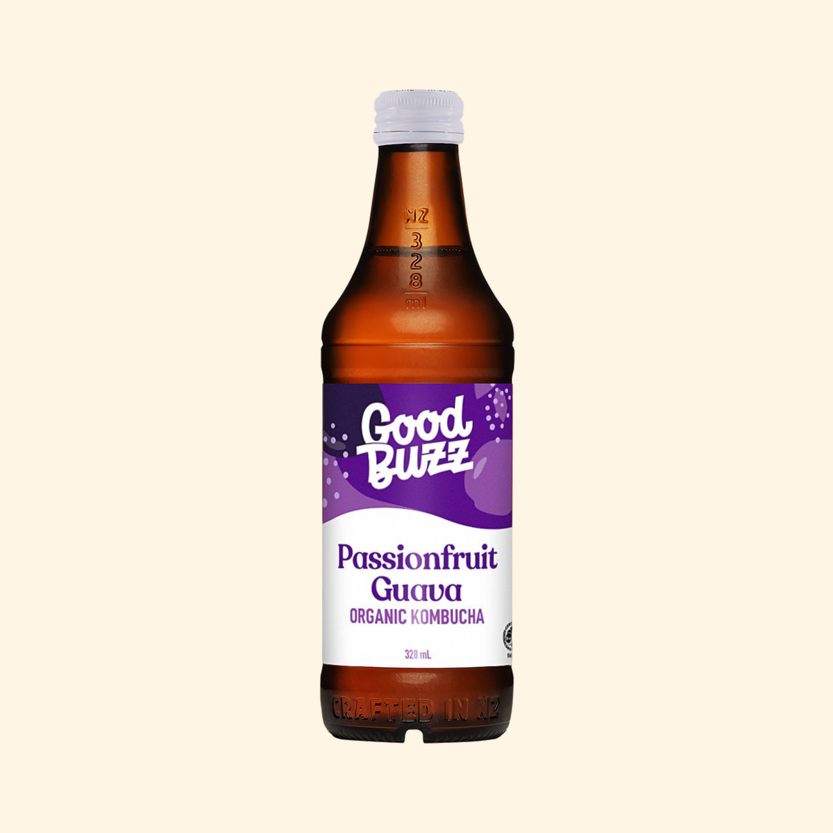 Passionfruit Guava Kombucha 328ml 12-pack