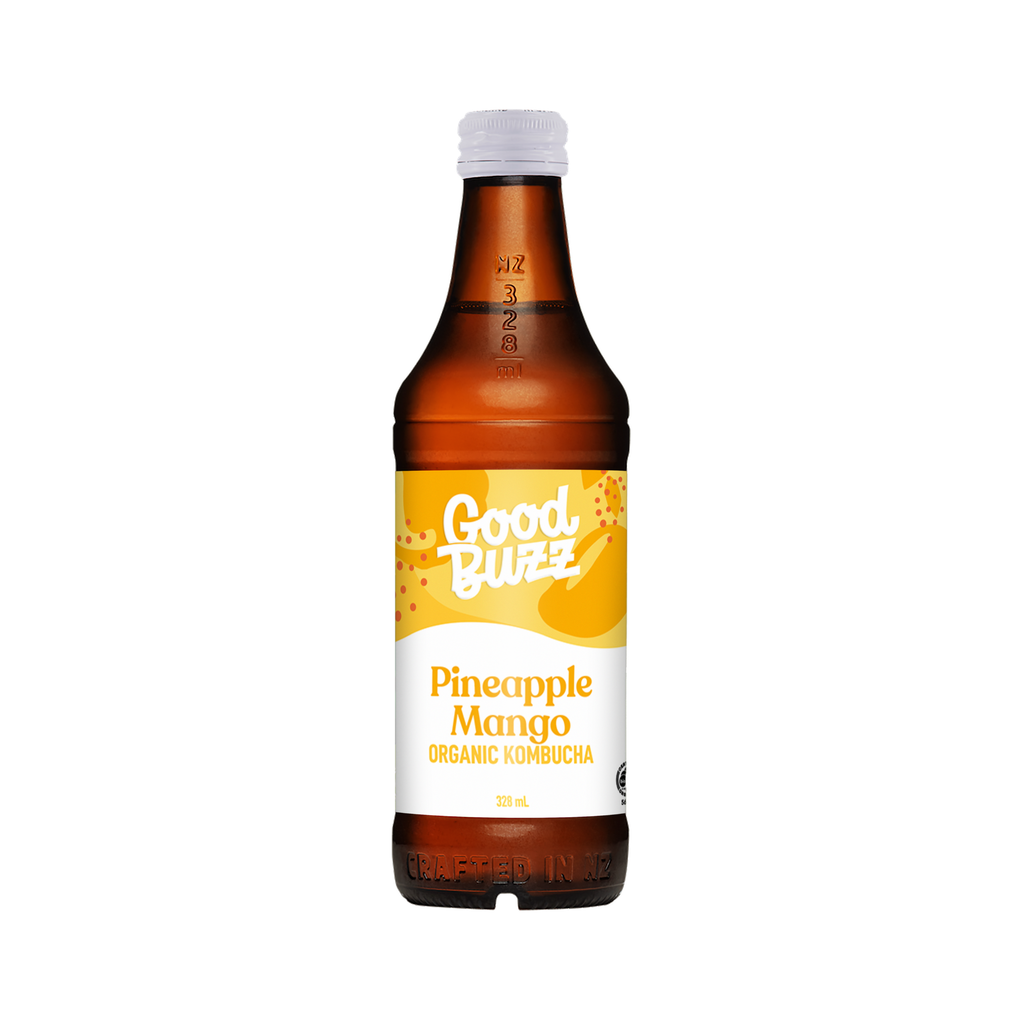 Pineapple Mango Kombucha 328ml 12-pack
