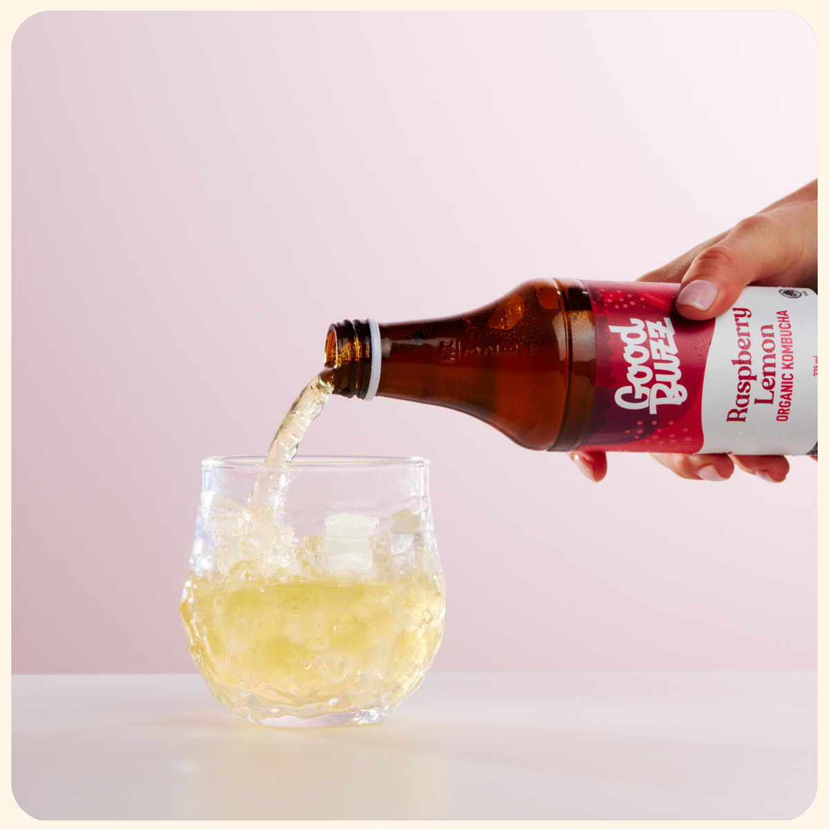 Raspberry Lemon Kombucha 328ml 12-pack