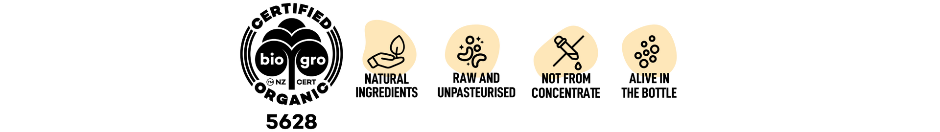 Real ingredients. Real benefits. Real booch. Unreal taste.