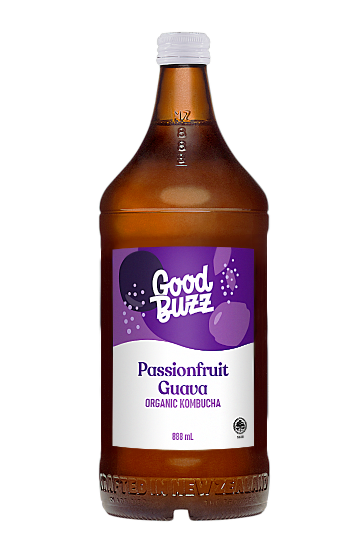 Passionfruit Guava Kombucha 888ml 8-pack